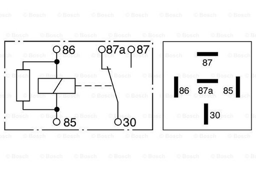 BOSCH 0 332 209 159 Реле рабочего тока