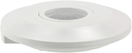 Инфракрасный датчик движения PIR, датчик угла обнаружения 360°, белый