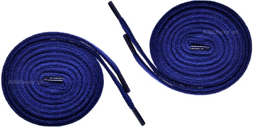 Sznurowadła GRANATOWE Sznurówki 100 cm PŁASKIE 8 mm GRUBE + Szerokie G10-06