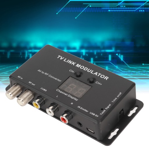 МОДУЛЯТОР UHF TV LINK КОНВЕРТЕР AV В RF IR TM70