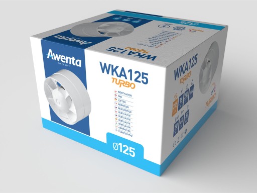 AWENTA WKA125 КАНАЛЬНЫЙ ВЕНТИЛЯТОР FI125 205м3/ч
