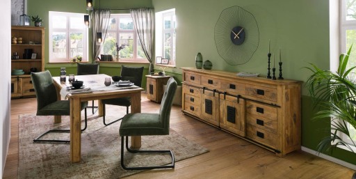 Офисный стол Wood LOFT Mango RAILWAY office