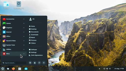 Linux Zorin OS 16.3 Core 64-битный DVD