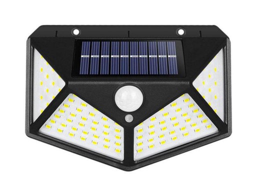 Солнечная лампа с датчиком движения и сумерек 100LED