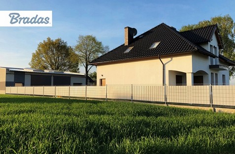 Лента ограждения 19 см х 35 м, графитово-серая