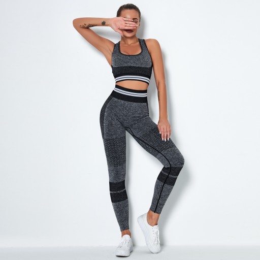 SPORTS Fitness SET топ бесшовные леггинсы L