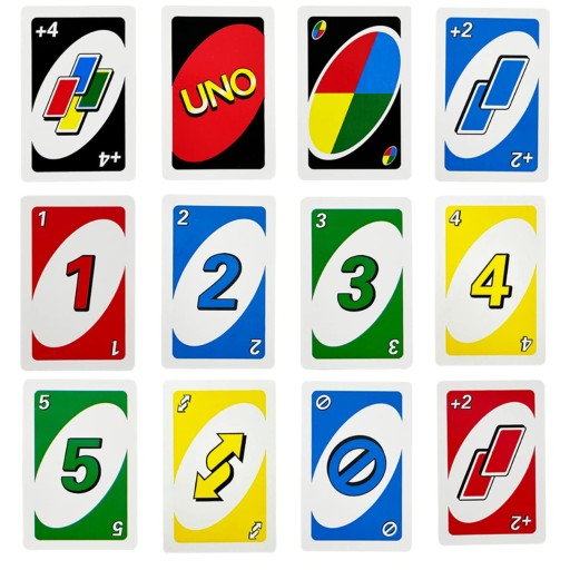 НАБОР ИГРОВЫХ КАРТ UNO ИЗ 108 ИГРОВЫХ КАРТ UNO