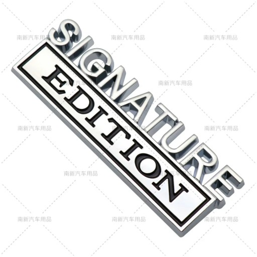 Логотип автомобильного металлического листа SIGNATURE ED