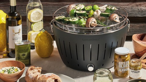 БЕЗДЫМНЫЙ УГОЛЬНЫЙ ГРИЛЬ LOTUS GARDEN GRILL XL + СУМКА В КОМПЛЕКТЕ