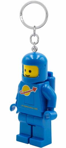 LEGO BRELOK LATARKA LED SPACE CLASSIC ASTRONAUTA NIEBIESKI BLUE