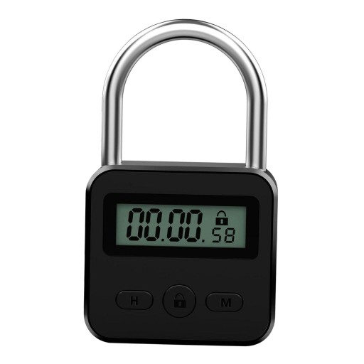 USB перезаряжаемый цифровой таймер блокировки таймер переключатель электронный черный