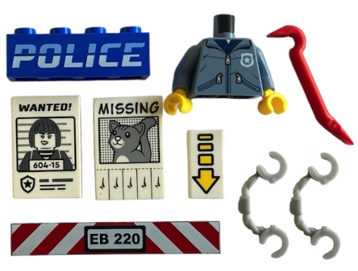 Lego Akcesoria policyjne NOWE YY35