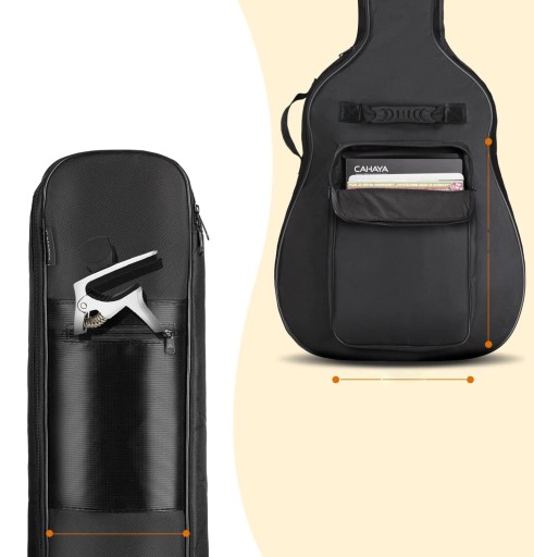 POKROWIEC ETUI FUTERAŁ TORBA DO GITARY, DO 39-41''