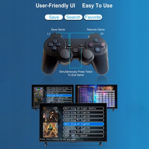 X8 Game Stick 8K 10000 gier Arcade Retro Video