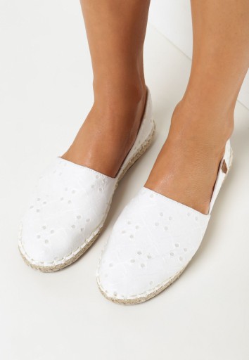 Born2Be Białe Espadryle damskie 38