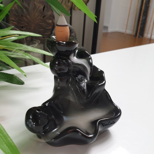 KOMINEK ZAPACHOWY CERAMICZNY WODOSPAD KADZIDEŁKA AROMATERAPIA BACKFLOW