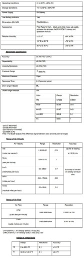 PeakTech 5145 USB-анемометр, измеритель перепада давления