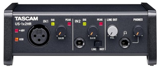 TASCAM US-1X2HR USB Audio Interface + Software