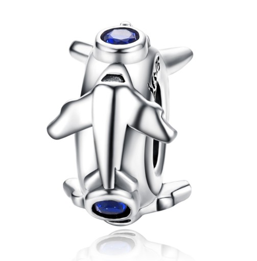Подвески Секундомер САМОЛЕТ Silverlove серебро S925