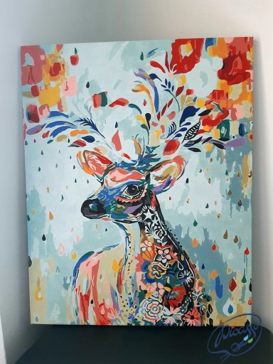 Покраска по ipicasso numbers 40x50 см на раме
