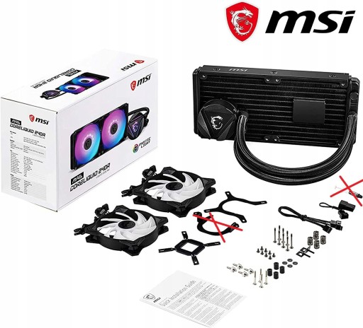 MSI MAG Core Liquid 240R V2 ARGB с водяным охлаждением