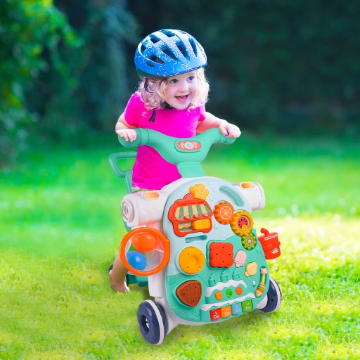 PUSH RIDE, ИНТЕРАКТИВНЫЕ ПРОГУЛКИ, САМОКАТ, СТОЛ 5-В-1 ДЛЯ ДЕТЕЙ