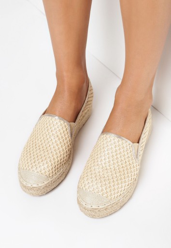 Beżowe Espadryle 39