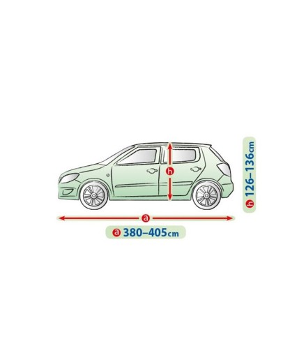 Тентовый защитный чехол для автомобиля VOLKSWAGEN POLO HTB IV V (2002-)