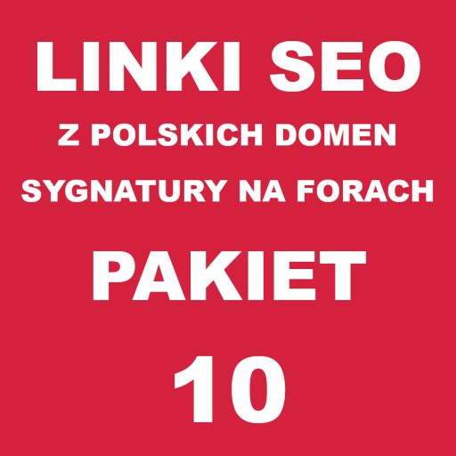 SEO-ссылки из польских доменных подписей 10 ССЫЛОК