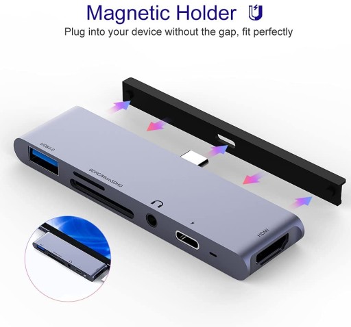 USB-ХАБ IPAD PRO HDMI4K MACBOOK SD USB-C 60 Вт