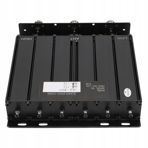 ПОРТАТИВНЫЙ ДУПЛЕКС UHF С 6 ОТСЕКАМИ, 50 Вт, ЧЕРНЫЙ, 26,2X24X8,2 СМ