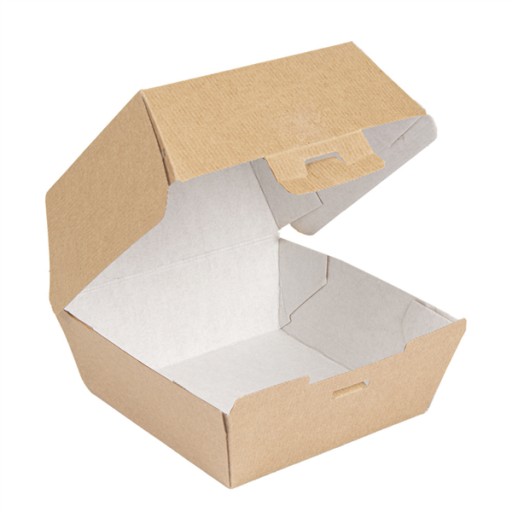 Burgerbox tektura falista 13 x 12,5 x 9 cm 50 szt.