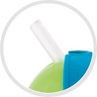 CANPOL Кружка, бутылка для воды с трубочкой, тюбик, 270 мл, 4 цвета