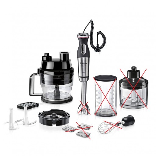 Ручной блендер BOSCH MS8CM61X1 MaxoMixx 1000 Вт