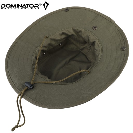 Польская военная шляпа DOMINATOR BOONIE с воротником Rip-Stop OLIVE L