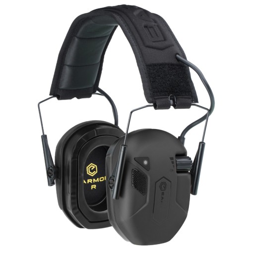 Earmor Aktywne ochronniki słuchu M300T NRR 23 dB Czarne