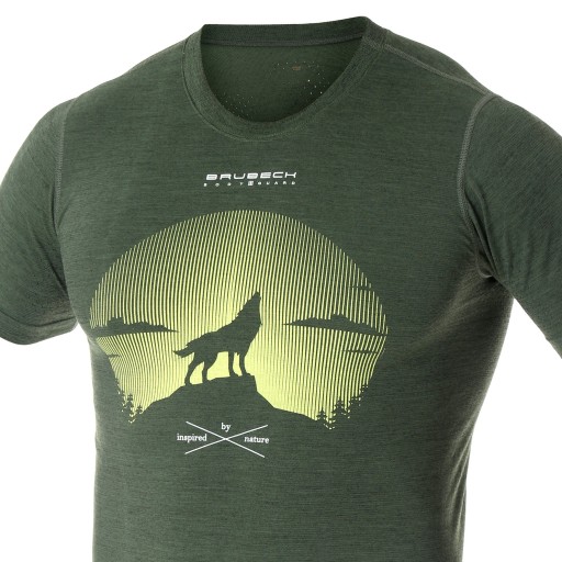 Koszulka męska Brubeck OUTDOOR WOOL PRO Merynos M