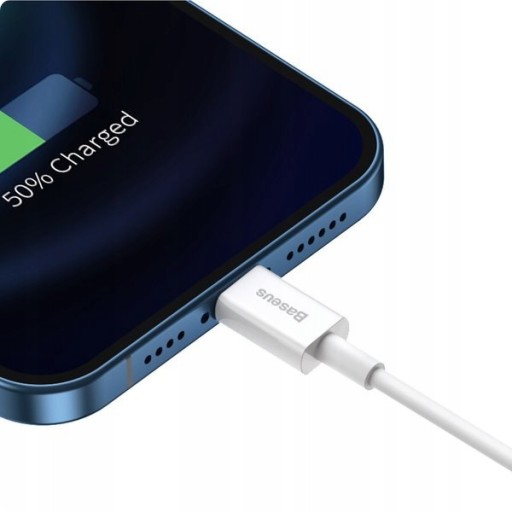 BASEUS — прочный кабель для iPhone, USB-Lightning, Quick Charge 2,4 А, 1 м
