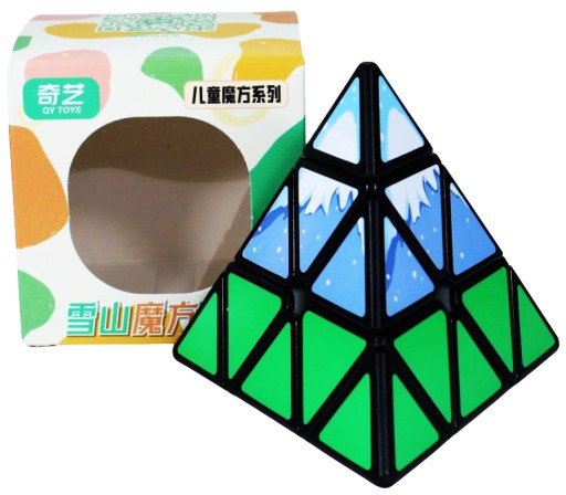 ОРИГИНАЛЬНАЯ QiYi Snow Mountain Pyraminx 3x3x3 КУБ + ПОДСТАВКА