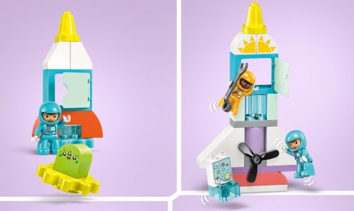 LEGO 10422 DUPLO: Приключения космического корабля 3 в 1