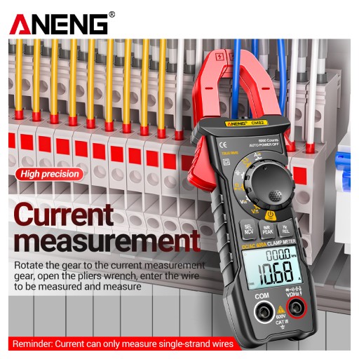 ANENG CM82 Цифровые клещи, 6000 отсчетов