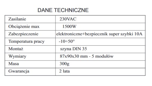Ściemniacz LED - moduł mocy do kurnika SC-20
