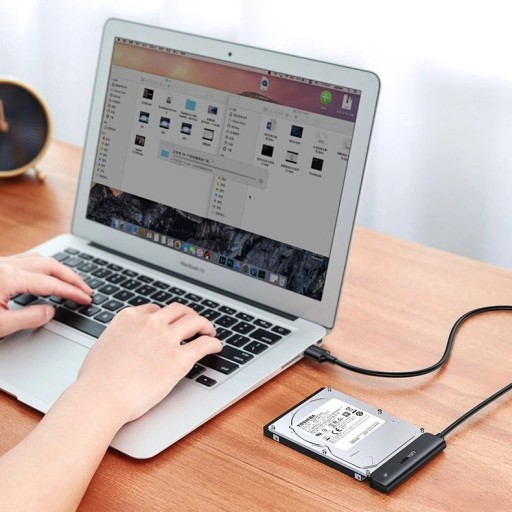 Адаптер Ugreen для подключения жестких дисков HDD и SSD 2,5 дюйма SATA III 3.0 к USB-C 3.2