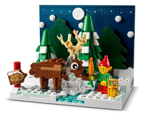 LEGO 40484 Кирпичи на заднем дворе Санты, НОВИНКА