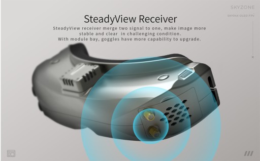 ОЧКИ VR Skyzone SKY04X V2 FPV DVR 5.8G 48CH OLED