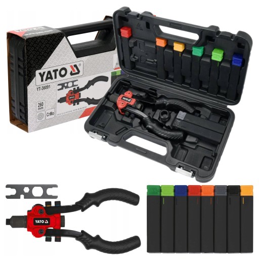 РУЧНОЙ ЗАКЛЕПОЧНИК YATO M3-M12 ДЛЯ ЗАКЛЕПОЧНЫХ ГАЙОК