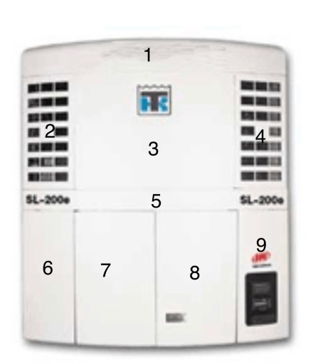 НАКЛАДКА ЦЕНТРАЛЬНОЙ ПРАВОЙ ДВЕРИ THERMO KING SL