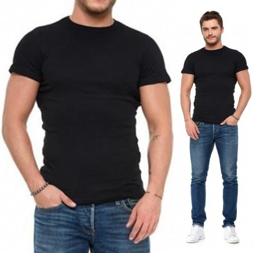 PODKOSZULEK MĘSKI PODKOSZULKA KOSZULKA T-SHIRT r. L