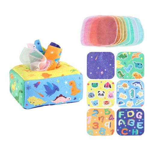 Сенсорная игрушка Pull Box для салфеток Busy Pull