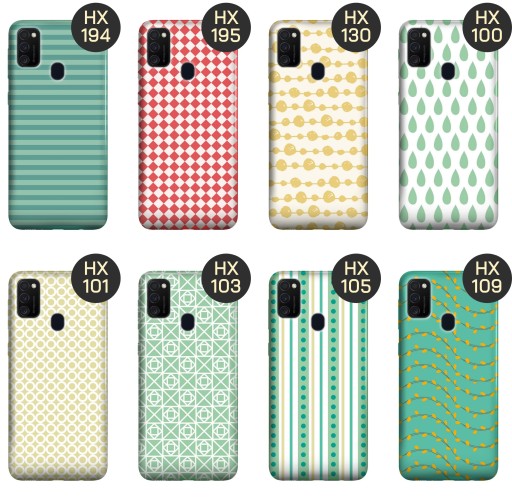 ETUI DO SAMSUNG GALAXY M21 WZORY UNIWERSALNE ZWYKŁE MIX OBUDOWA POKROWIEC